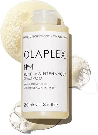 Olaplex No. 4 Bond Maintenance Shampoo, Ripara, Rinforza E Nutre Tutti I Tipi Di Capelli, Aggiunge Lucentezza E Lascia I Capelli Morbidi, 250ml