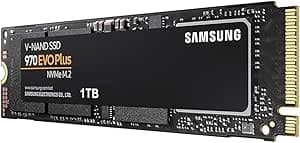 Samsung 970 EVO Plus 1 TB PCIe NVMe M.2 (2280) Internal Solid State Drive (SSD) (MMZ-V7S1T0BW ), Black