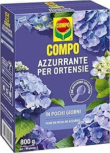 COMPO Azzurrante per Ortensie, Per Impedire l'Ingiallimento Fogliare, Con Misurino Dosatore, 800 g