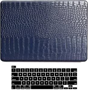 Custodia Compatibile Con MacBook Air 13 Pollici 2021-2018 (M1 A2337 A2179 A1932) - Custodia in Pelle Di Alta Qualità, Rigida in Plastica Con Copertura