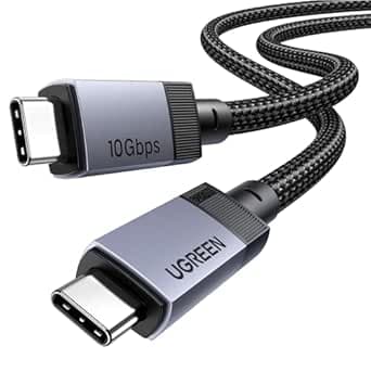 UGREEN Cavo USB C Video 4K@60Hz, USB 3.2 10Gbps, 240W Ricarica Rapida PD 3.1, Compatibile con Macbook Air, HP, ASUS, iPhone 17 Pro Max Air/16/15 Pro Max, Galaxy S25/S24 Ultra, Monitor. 1M