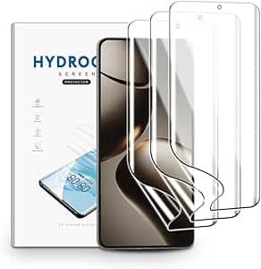 Pellicola Idrogel per Xiaomi 14T /14T Pro, 3 Pezzi Pellicola Protettiva TPU per Trasparente HD Morbida Display ID Impronte Digitali(Non Vetro Temperato)