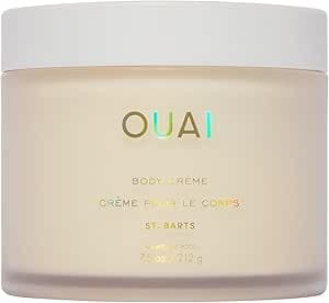 OUAI Crema Corpo St. Barts - Crema Corpo Montata Idratante con Burro di Cupuaçu, Olio di Cocco e Squalano - Ammorbidisce la Pelle e Dona Luminosità - Skincare Senza Solfati (212g)