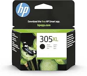 HP 305XL Nero, 3YM62AE, Cartuccia Originale da 240 Pagine, Alta Capacità, Compatibile con Stampanti HP DeskJet serie 2700, 4100, HP Envy serie 6020, 6030, 6420, 6430